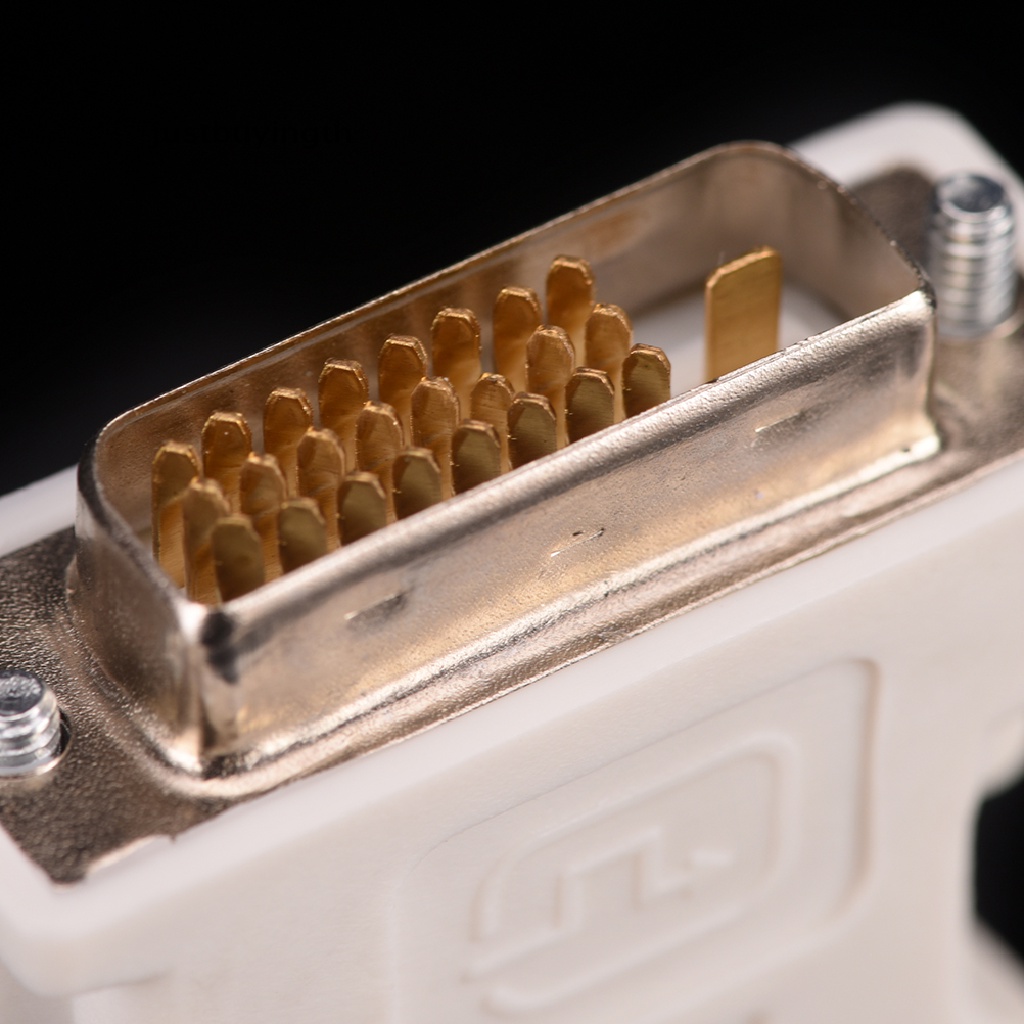 [JBTH] ขายดี อะแดปเตอร์หน้าจอคอมพิวเตอร์ดิจิทัล DVI-D Dual Link Male 24+1 to VGA Female [JB]