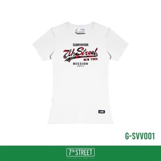 เสื้อยืดแขนสั้นผู้หญิง 7th street รุ่น Suvivor  G-SVV  ของแท้100%พร้อมส่ง