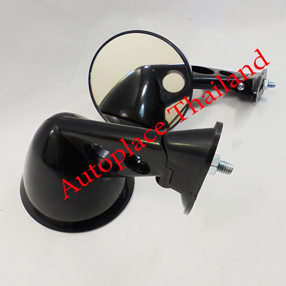 FOR Nissan Datsun 240Z S30 Z432R 1970-1973 Black Fender Mount Side Mirrors PAIR