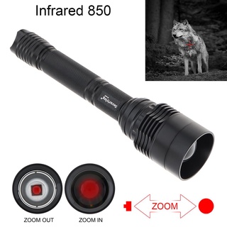 Securitying C11 ไฟฉายอินฟราเรด ระยะไกล 10W IR Night Vision 850nm T50 LED ซูมได้ สําหรับล่าสัตว์