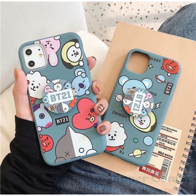 เคส IPhone ลายbt21 💜💜