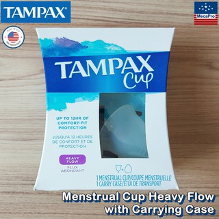 Tampax® Menstrual Cup Heavy Flow with Carrying Case ถ้วยรองรับประจำเดือน