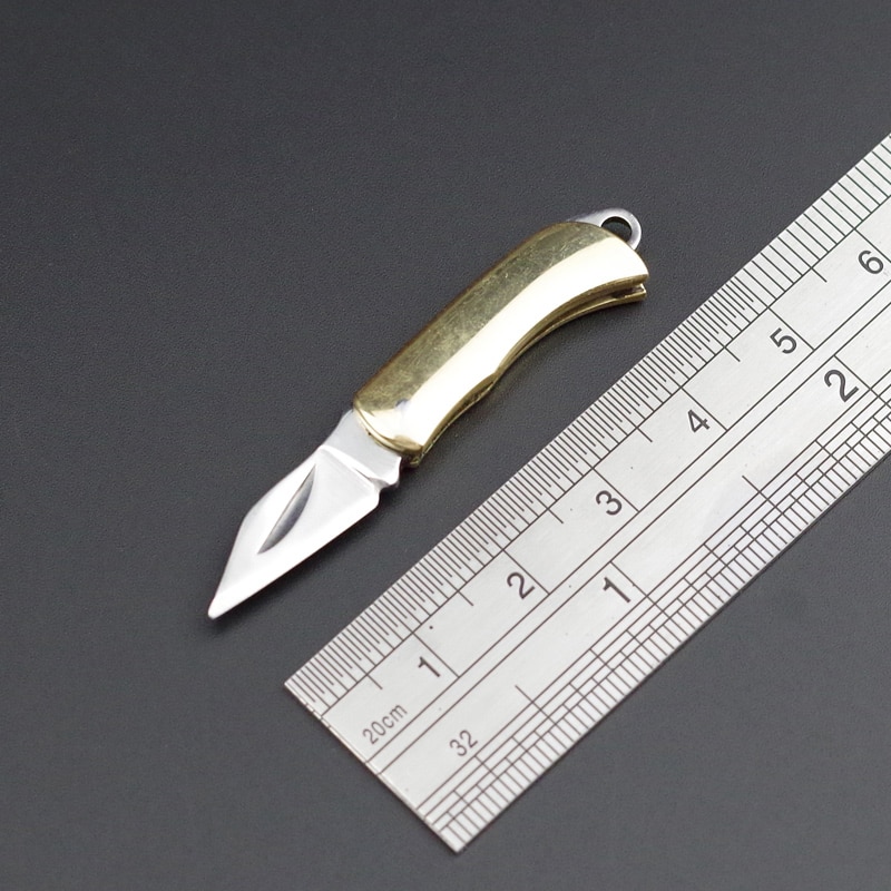Creative Mini Zipper Keychain Knife Portable Foldable Stainless Steel ...