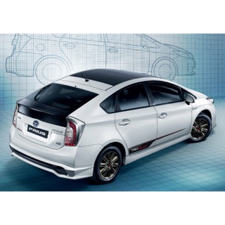 สติ๊กเกอร์ TRD sportivo ติดข้างรถ Toyota Prius