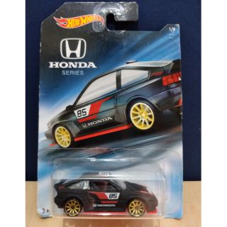 รถเหล็ก Hot Wheels HONDA CR-X สีดำ