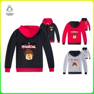 【COD】 Roblox เสื้อฮู้ดเด็ก เสื้อฮู้ดหนา เสื้อฮู้ดแขนยาว