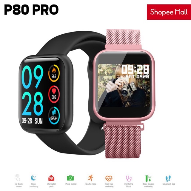 Smart Watch P80 PRO (รองรับภาษาไทย)