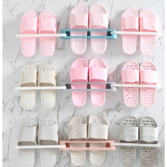 อุปกรณ์จัดเก็บรองเท้า ที่เก็บรองเท้าติดผนังพับได้D097 - รูปที่ 4