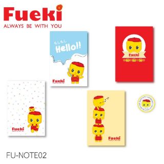 Fueki (ฟุเอกิ) สมุดปกอ่อน กระดาษถนอมสายตา แบบมีเส้น สมุดโน๊ต สมุดบันทึก Made in Thailand (MiT) รหัส FU-NOTE02