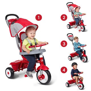 Radio Flyer EZ Fold Stroll N Trike Deluxe จักรยานสามล้อพับได้สุดคุ้ม ใช้ตั้งแต่เด็กเล็กถึงเด็กโต