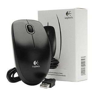 เม้าส์ MOUSE LOGITECH B100 USB (BLACK) (สีดำ)