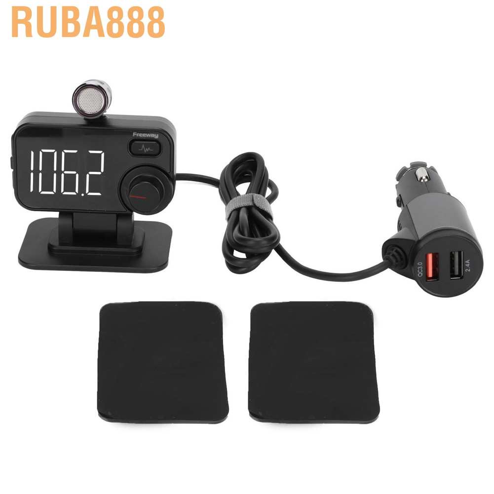 ELE Consumer C19 Car USB Charger 20W Fast Charging Hands Free FM