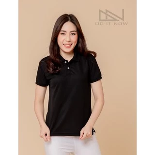 เสื้อโปโลแขนจั๊ม 🔥สีดำ🔥 (หญิง) By Doitnow สินค้าคุณภาพ จากแห่งผลิตโดยตรง!!