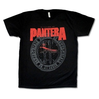 เสื้อยืดผ้าฝ้ายพิมพ์ลายขายดี Yuanl5 [พร้อมส่ง] เสื้อยืดแขนสั้น พิมพ์ลาย Pantera D P Stamp พลัสไซซ์ ของขวัญวันเกิด สําหรั