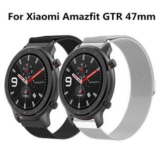 🔥🔥เป็นที่นิยม🔥🔥 สแตนเลส สายนาฬิกาข้อมือ Huami Amazfit Amazfit GTR 4/ 3/3Pro / GTR 2/2e/2eSIM / GTR 47mm  42mm