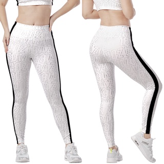 Zumba Dance Floor High Waisted Ankle Leggings (กางเกงเลกกิ้งออกกำลังกายซุมบ้า)