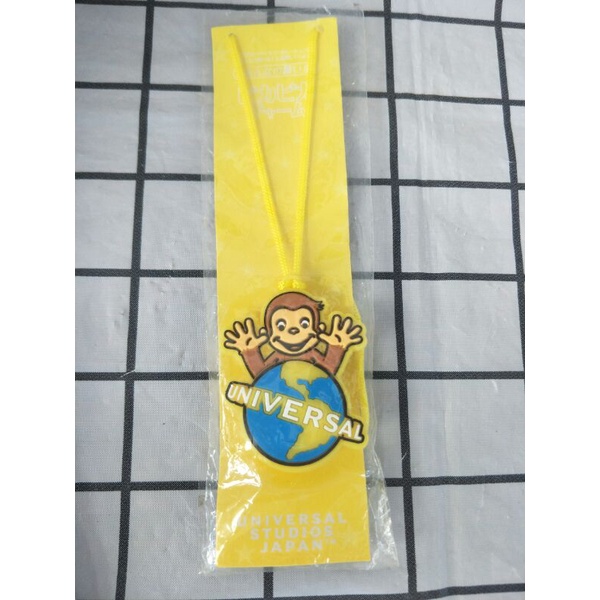 สินค้า​ของสะสม​ ​คิวเ​รียส​ จอร์จ​ George Curious George Univa USJ สายคล้องคอ Mascot จี้(มี​ไฟ)​สินค