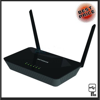 ADSL Modem Router NETGEAR (D1500-100PES) Wireless N300 เครื่องช่วยขยายสัญญาณ ประกัน 2Y