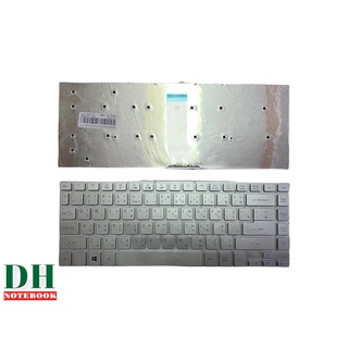 คีย์บอร์ดโน๊ตบุ๊ค keyboard Acer aspire 4755 4755g e1-470 e5-411 4830 4830g 4830t 4830tg 3830 3830g 3830t  EN-ENG สีเงิน