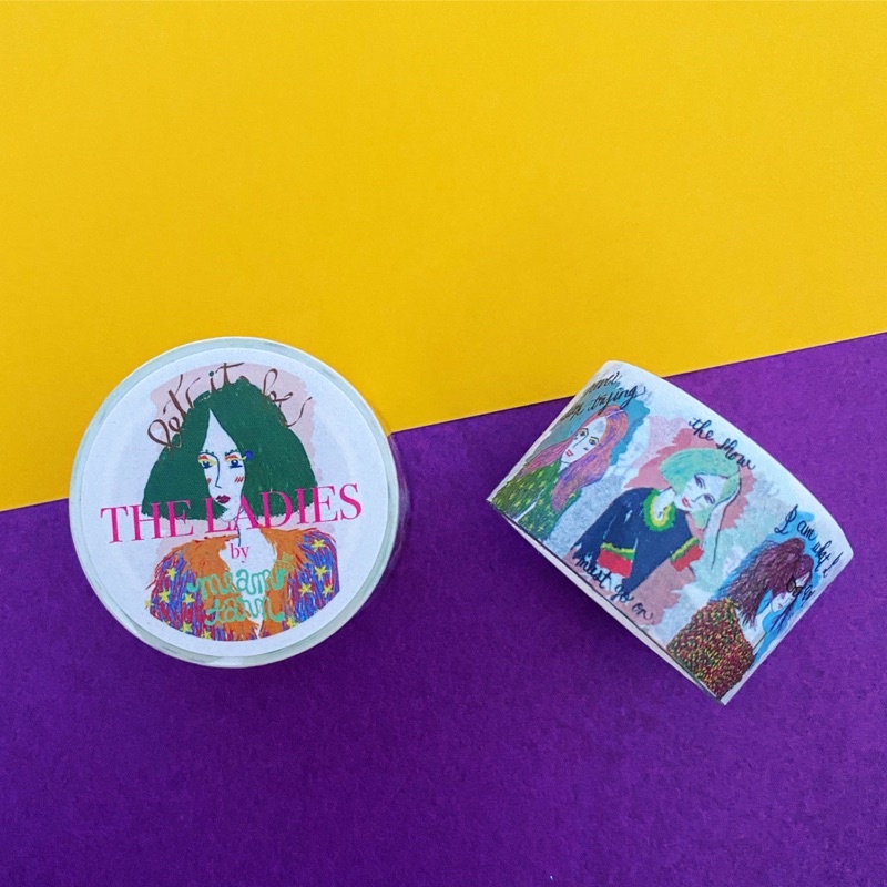 Willy Wonka Shop Masking Tape ลวดลายน่ารัก จาก Collection “The Lady” โดย MeamtarnArtwork