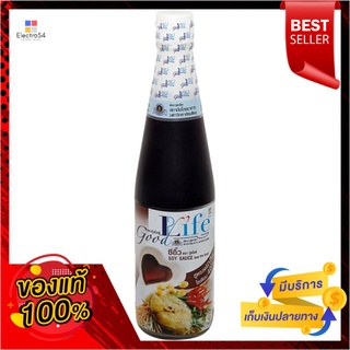 กู๊ดไรฟ์ซีอิ๊วสูตรลดโซเดียม40% 500มล.GOOD LIFE SOY SAUCE40% LESS SODIUM 500M