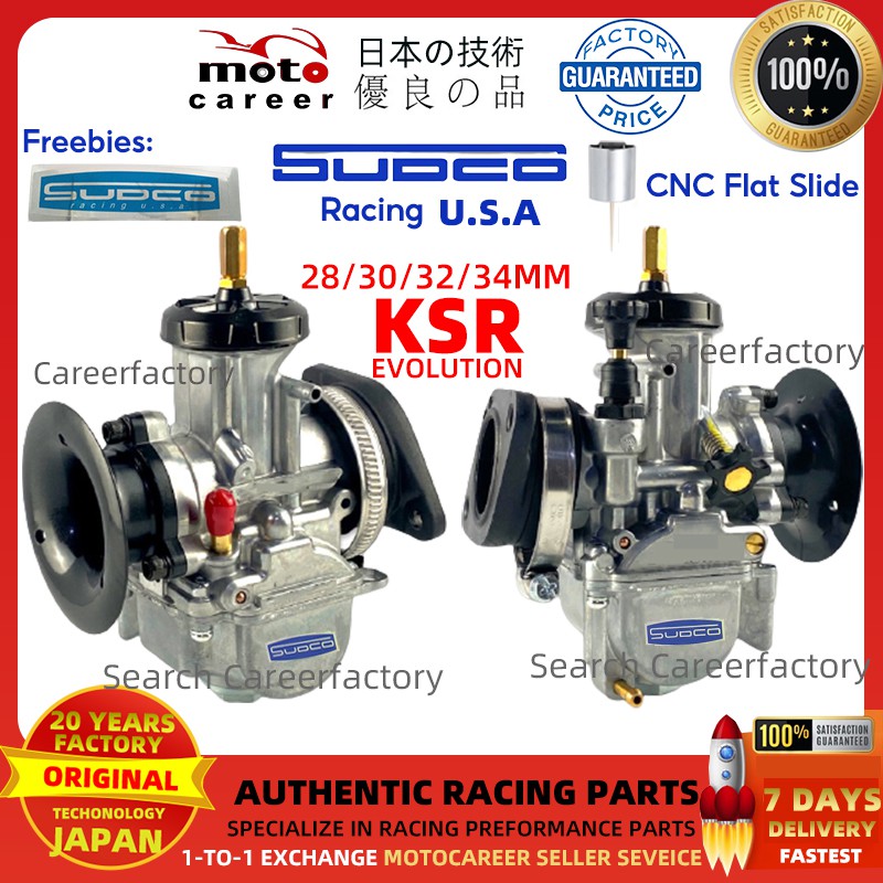 ส่งด่วน รางดัดแปลงรอบKsr Evo PWK 28 30 32 34 มม. raider 150 evolution Sudco Racing KOSO ของขวัญฟรีชุ