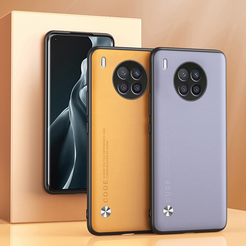 สําหรับ Huawei Nova 8i 7i กันกระแทกหรูหรา Matte PU หนังธุรกิจกรณี