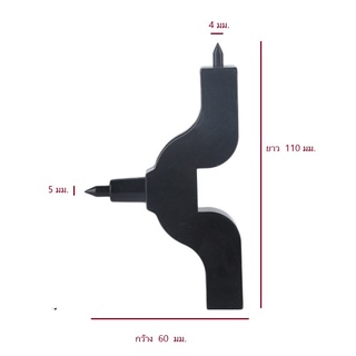 เข็มเจาะท่อ PE สำหรับสายไมโครขนาด  4 มม. จำนวน 1 ชิ้น