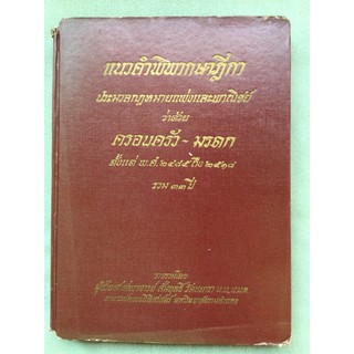 แนวคำพิพากษาฎีกา ว่าด้วยครอบครัว-มรดก