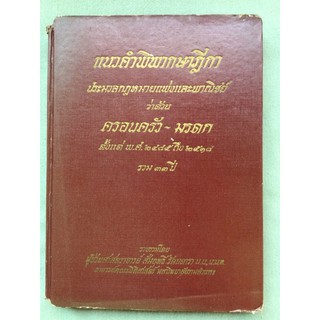 แนวคำพิพากษาฎีกา ว่าด้วยครอบครัว-มรดก