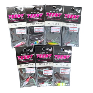 Micro UV TEENY ไมโครจิ๊ก เหยื่อจิ๊ก micro jig 3g / 2.5cm VP-0215