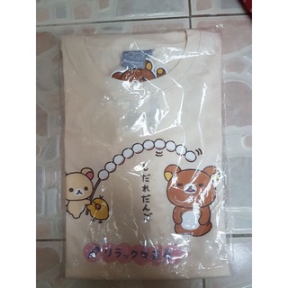 เสื้อยืด Rilakkuma ริลัคคุมะ สีครีม size S