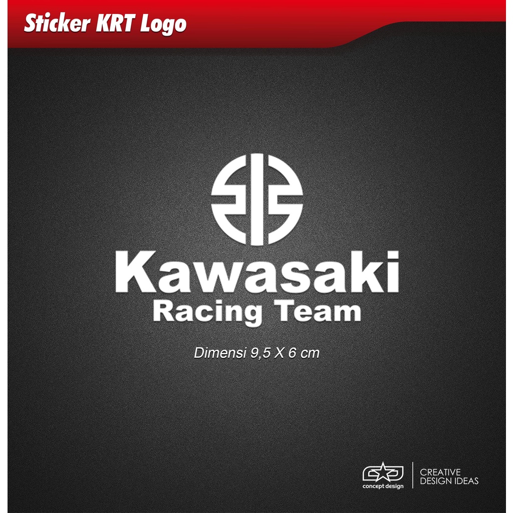 KAWASAKI สติ๊กเกอร์โลโก้ทีมแข่งคาวาซากิ