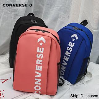 ราคาต่ำสุด Converse กระเป๋าเป้สะพายหลังแล็ปท็อป กระเป๋าเป้ Computer bag กระเป๋านักเรียน คู่รักหลังจากเป้