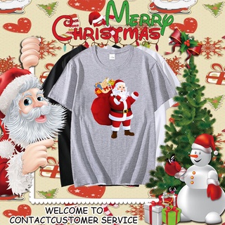 เสื้อผ้าคริสต์มาส เสื้อยืด เสื้อยืดสไตล์เกาหลี เสื้อ Christmas เสื้อวันคริสต์มาส หมวกคริสต์มาส ใส่แล้วเย็นสบายค่ะ 471