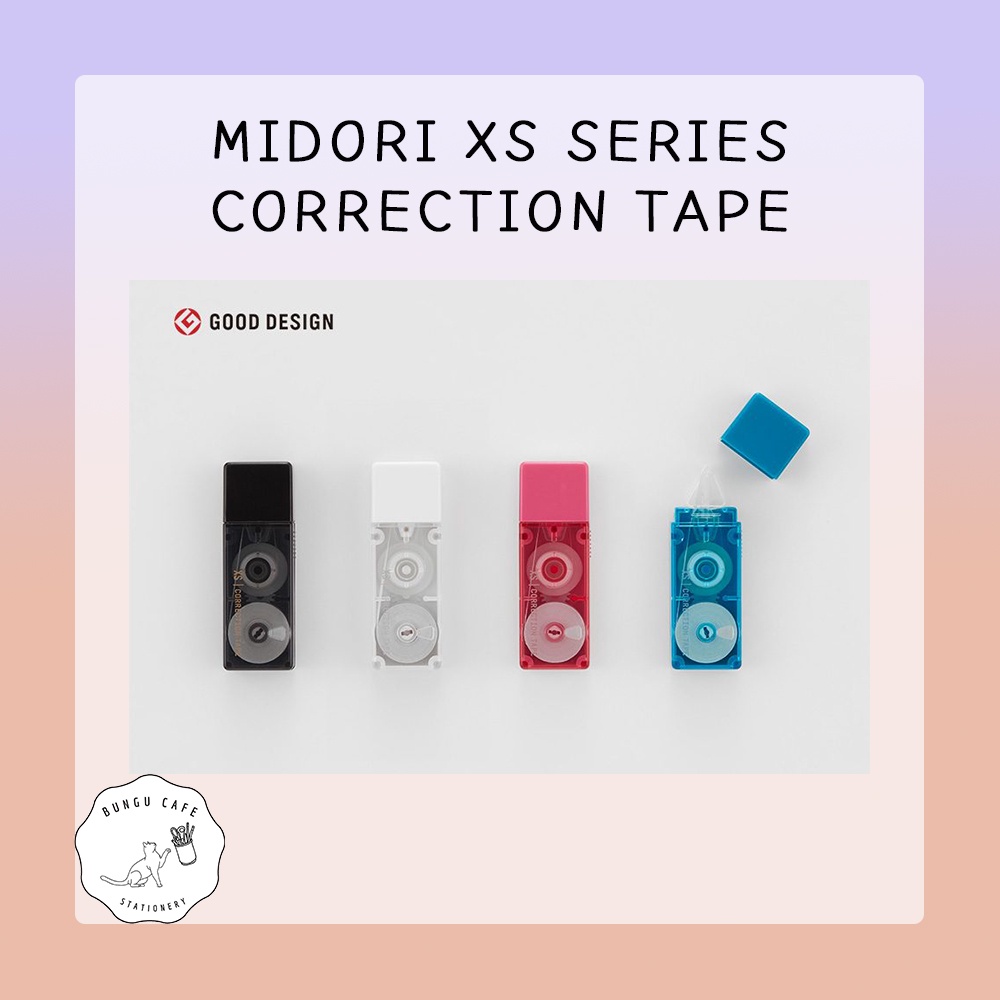 Midori XS Correction Tape (4.2 ม. x 50 มม.) // มิโดริ เทปลบคำผิด รุ่นพกพา ขนาด 4.2 ม. x 50 มม.