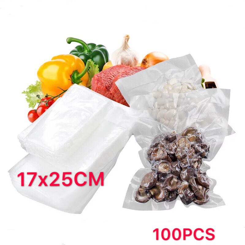 17x25cm Vacuum Sealer Food Saver Bag - intl