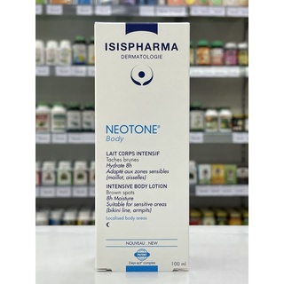 Neotone body 100ml โลชั่นทาผิว ตามร่างกาย ในบริเวณที่หมองคล้ำ เช่น ข้อศอก เข่า ใต้วงแขน ขาหนีบ ISISPHARMA