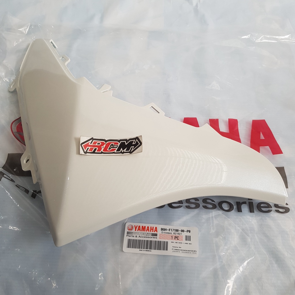 B6H-F171M-00-P0 Mole ฝาครอบด้านข้าง 1 ฝาครอบร่างกายปีกล่างขวา Nmax สีขาวเดิม Yamaha B6H-F171M-00-P0 