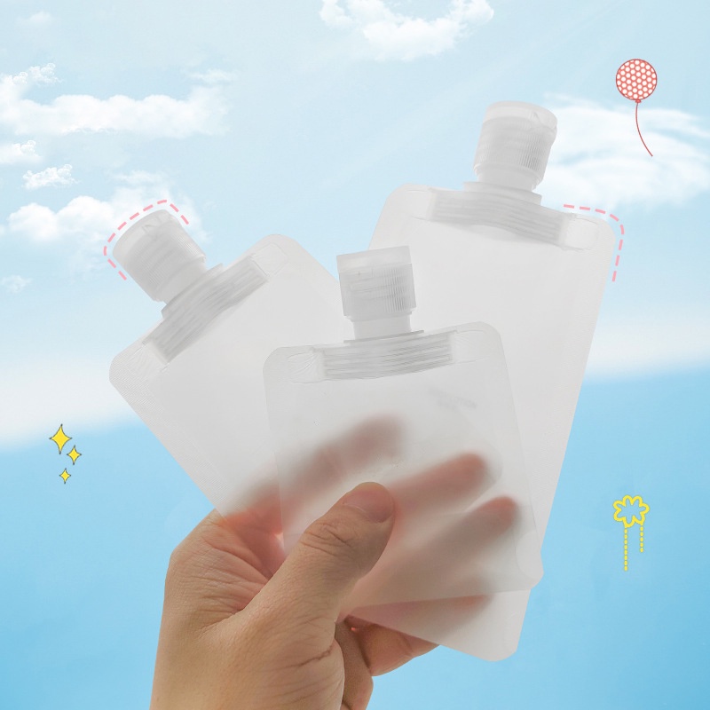 30ml/ 50ml /100ml กระเป๋าเครื่องสําอาง โลชั่น เจลอาบน้ํา แชมพู แบบพกพา กันรั่ว ใช้ซ้ําได้