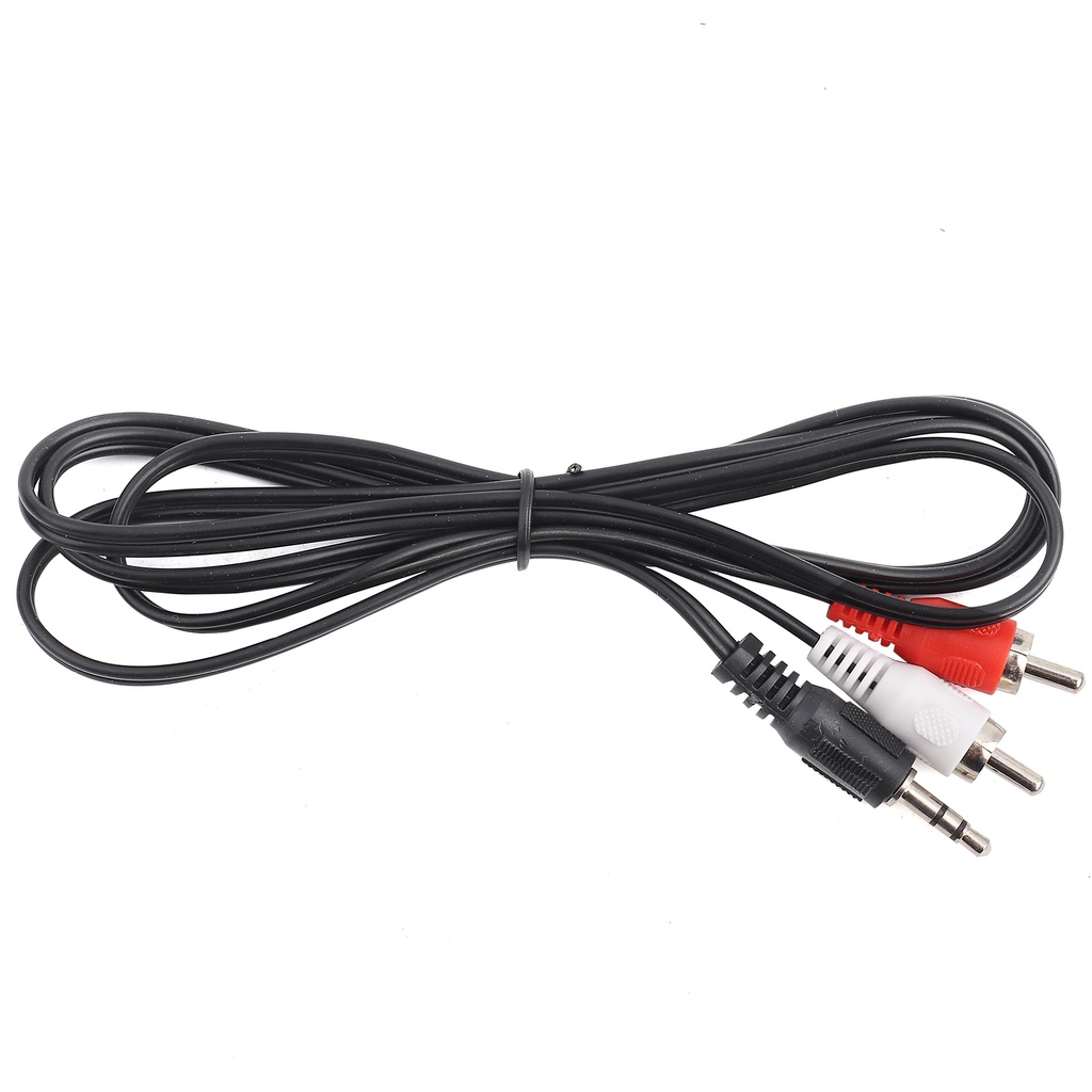 Rhythm000 3.5mm Stereo Audio Male Interface to 2 for RCA Female Cable Plug Male To for RCA Female Adapter