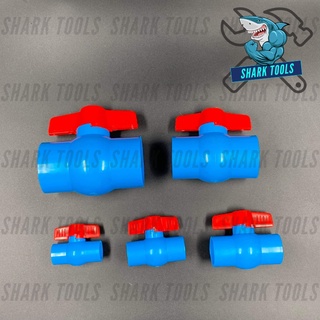 บอลวาล์ว พีวีซี PVC ปะปา ก๊อกน้ำ ขนาด 1/2" / 3/4" / 1" / 1.1/2" พลาสติกหนา คุณภาพดี