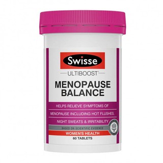 Swisse Ultiboost Menopause Balance 60 Tablets ไม่สบายตัว หมดประจำเดือน สตรีวัยทอง