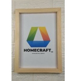 2D กรอบรูปวัด 40x50ซม. + กระจกอะคริลิค 40x50ซม.