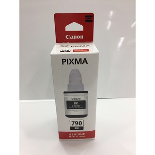 หมึกเเท้ Canon GI-790 BK ของแท้100% G1000/G2000/G3000/G4000/G2010/G3010/G4010