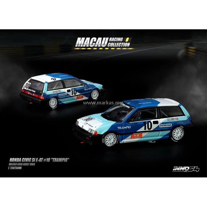 INNO MODELS INNO64 1/64 HONDA CIVIC SI E-AT #10 "TRAMPIO"