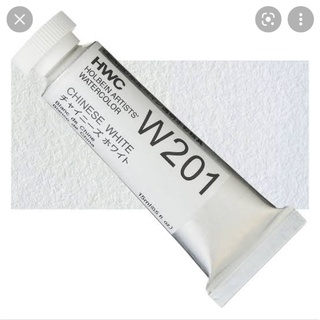 Chinese white 5/15/60ml (W002/W201/ WW002) Series A สีน้ำ โฮลเบน (โฮลุเบน) Holbein Artist Watercolor ホルベイン水彩絵具