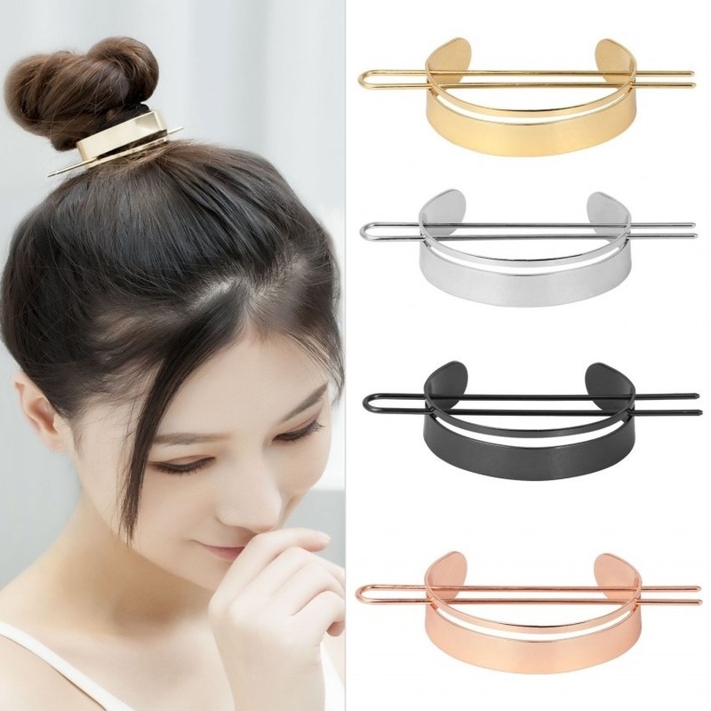 [Women U Type Hair Sticks] [Ladies Semicircle Hair Clips] [Girls DIY