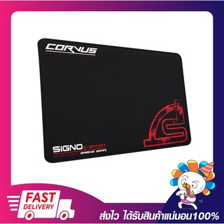 แผ่นรองเมาส์เกมมิ่ง Signo E-Sport Corvus MT-310 Gaming Mouse Pad (Speed) Size M (320x240x4MM)