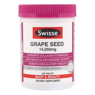 🌈พร้อมส่งค่ะ🍇Swisse, Ultiboost Grape Seed, 14,250 mg ของแท้ 💯%